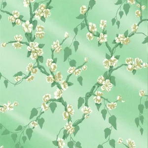 Behang Little Greene Archive Trails Sakura 1936 Aqua Lustre Merkproduct