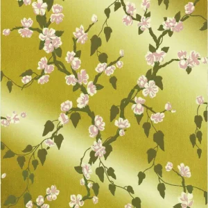 Behang Little Greene Archive Trails Sakura 1936 Yellow Lustre Koopje