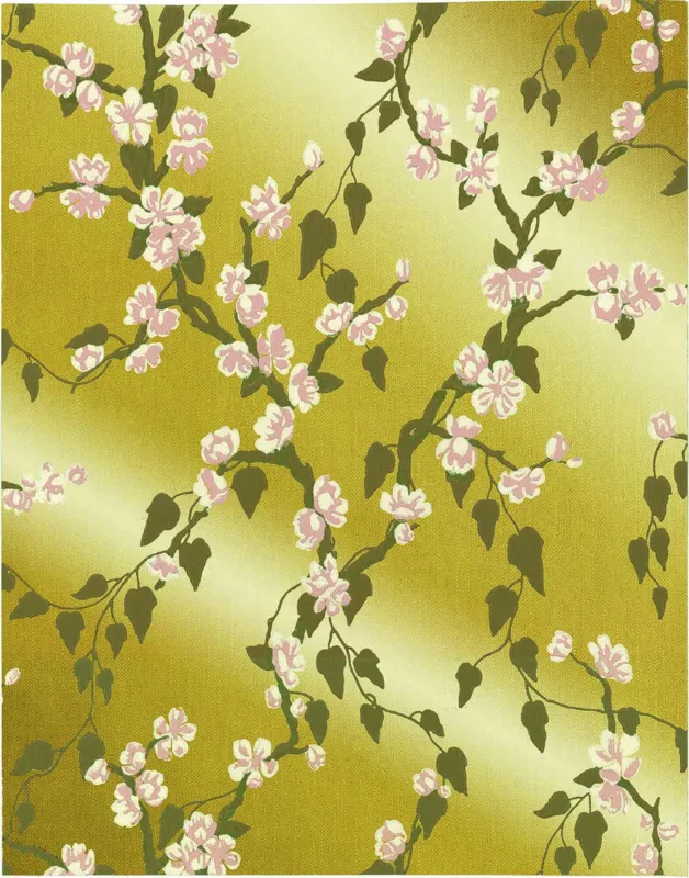 Behang Little Greene Archive Trails Sakura 1936 Yellow Lustre Koopje