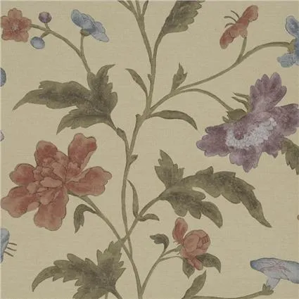 Behang Little Greene Archive Trails China Rose 1885 Bronze Shop Nu