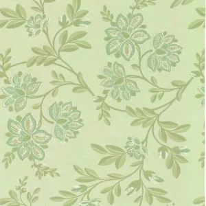 Gecertificeerd Behang Little Greene Archive Trails Stitch 1940 Twine