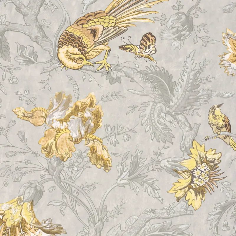 Weekendaanbieding Behang Little Greene Archive Trails II Crowe Hall Lane Gilt