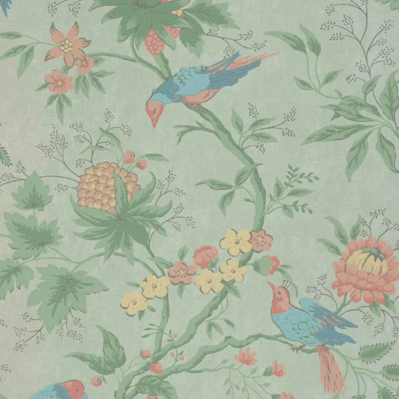 Behang Little Greene Archive Trails II Brooke House Silk Merkproduct