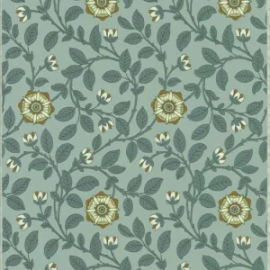 Betaalbaar Behang Little Greene London Wallpapers IV Richmond Green 1880 Platinum