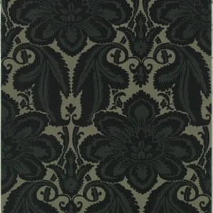Weekendaanbieding Behang Little Greene London Wallpapers IV Albemarle 1760 Charcoal