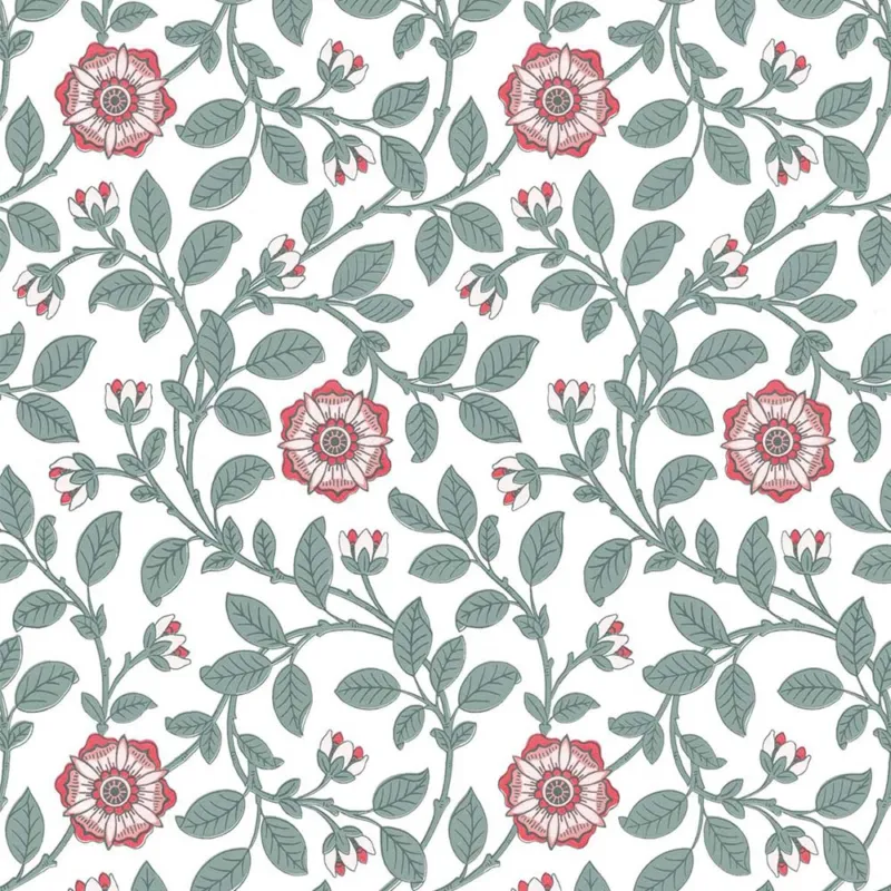 Populair Behang Little Greene London Wallpapers IV Richmond Green 1880 Dorcas