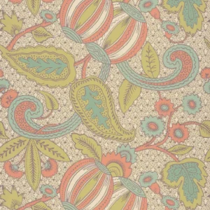 Korting Behang Little Greene National Trust Papers Pomegranate Bazaar