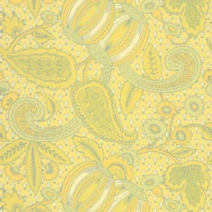 Direct Verzonden Behang Little Greene National Trust Papers Pomegranate Citron