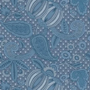 Behang Little Greene National Trust Papers Pomegranate Blue Scale Laatste Versie