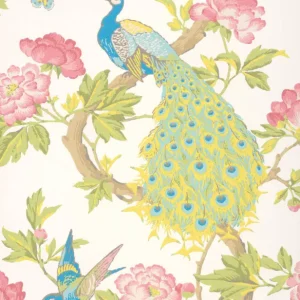 Seizoensaanbieding Behang Little Greene National Trust Papers Pavona Blanche