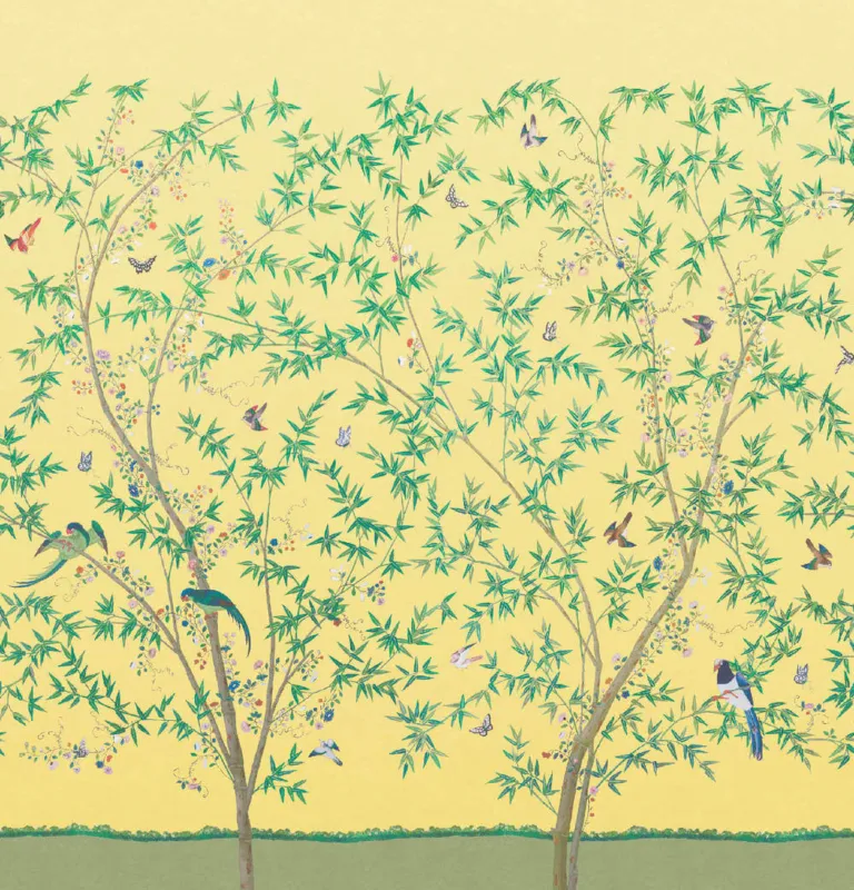 Koop Online Behang Little Greene National Trust Papers Belton Scenic Sunbeam