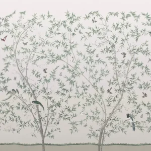 Behang Little Greene National Trust Papers Belton Scenic Oyster 1 Fabrieksprijs