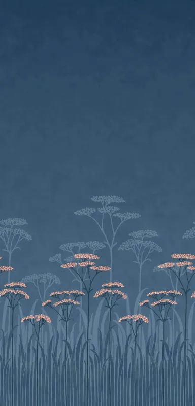 Laatste Versie Behang Little Greene National Trust Papers Achillea Nighttide