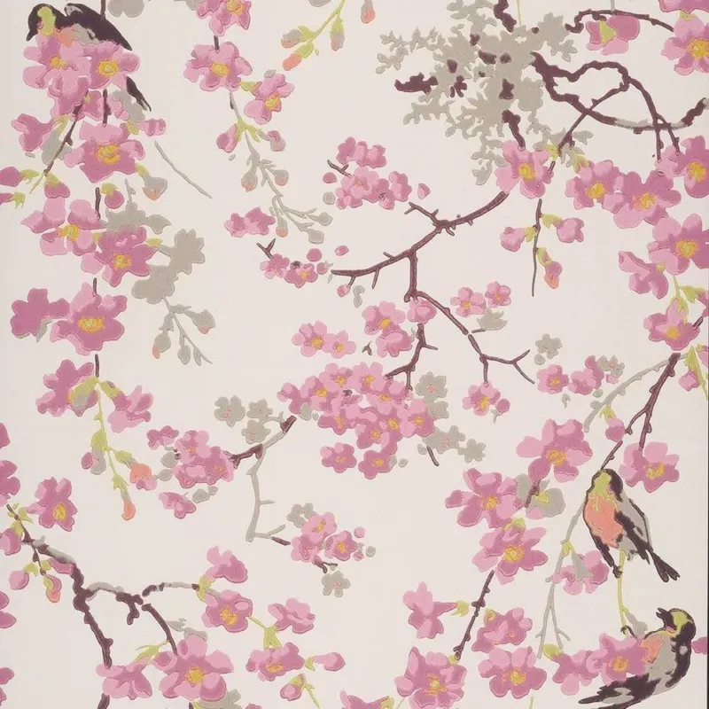 Favoriet Behang Little Greene National Trust Papers II Massingberd Blossom Mineral