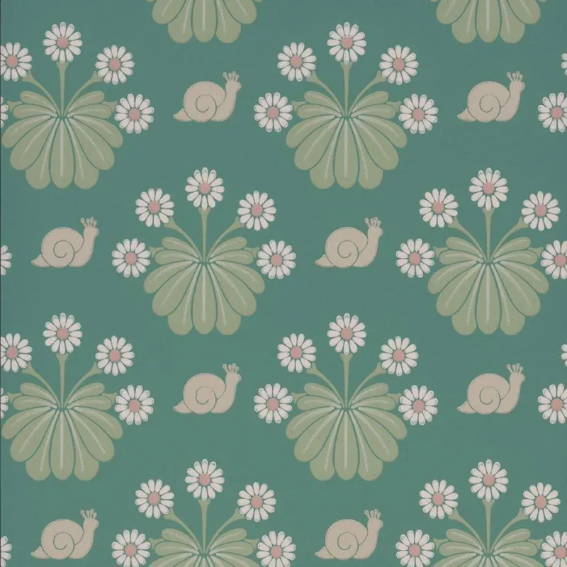 Behang Little Greene National Trust Papers II Burges Snail Ocean Lage Kosten