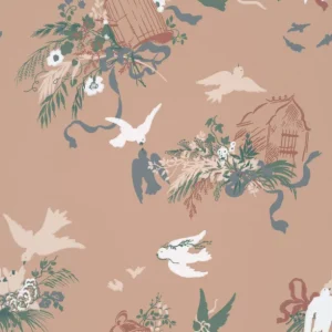 Actieprijs Behang Little Greene National Trust Papers III Voliéres Masquerade