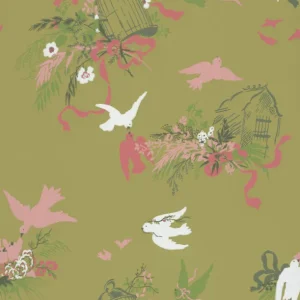 Behang Little Greene National Trust Papers III Voliéres Garden Speciale Aanbieding