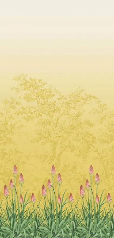 Seizoensaanbieding Behang Little Greene National Trust Papers III Upper Brook St Soleil