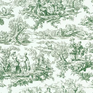 Behang Little Greene National Trust Papers III Lovers Toile Puck Hoge Kwaliteit