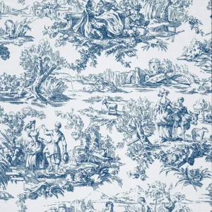 Behang Little Greene National Trust Papers III Lovers Toile Mazarine Voordeelprijs