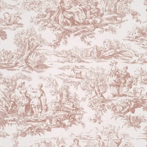 Behang Little Greene National Trust Papers III Lovers Toile Blush Laatste Kans