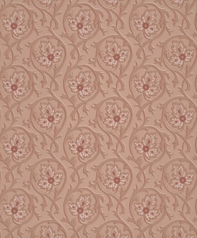 Behang Little Greene National Trust Papers III Hoja Hellebore Op = Op