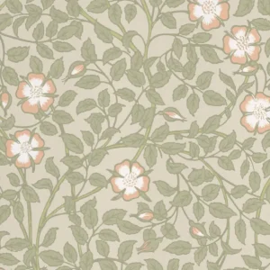 Behang Little Greene National Trust Papers III Briar Rose Green Mist Aanbieding