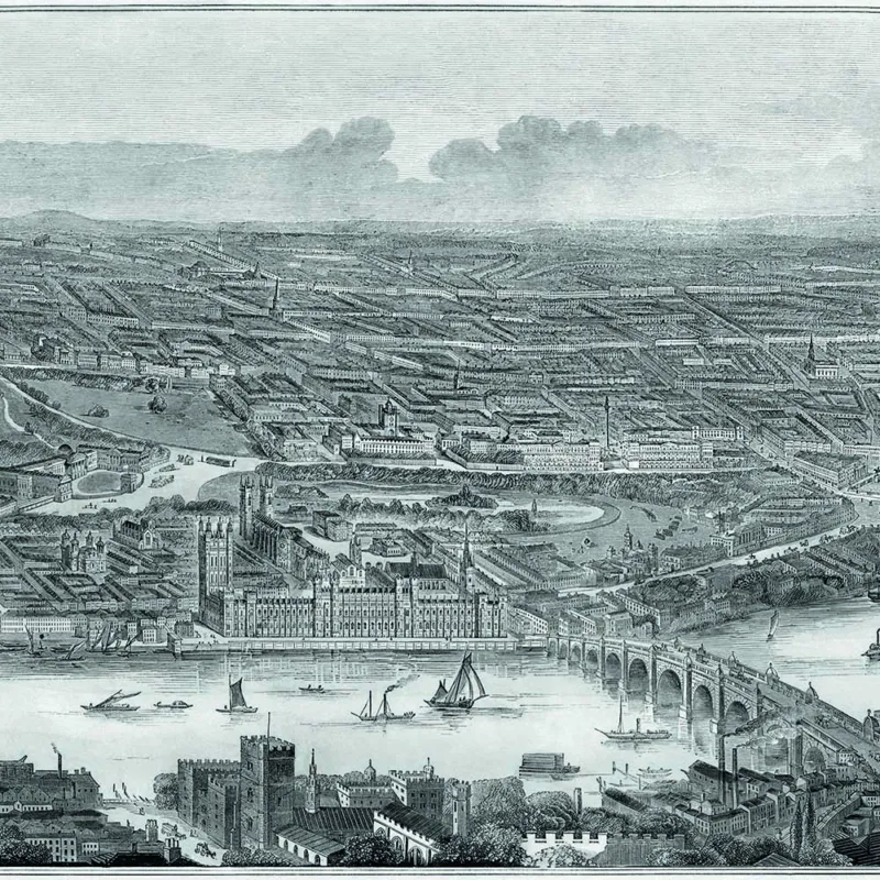 Weekendaanbieding Behang Little Greene Painted Papers Thames 1851 Latitude