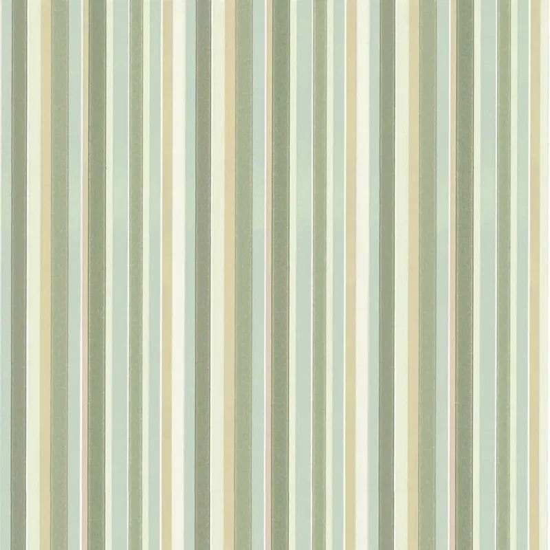 Gereduceerde Prijs Behang Little Greene Painted Papers Tented Stripe 1845 Eau De Nil