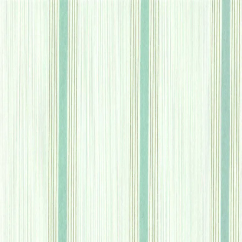 Behang Little Greene Painted Papers Cavendish Stripe 1965 Brush Blue Favoriet