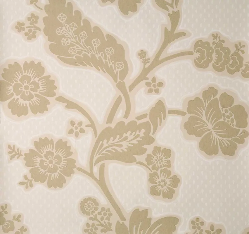 Laatste Versie Behang Little Greene Révolution Papers Stag Toile 1895 Chocolat