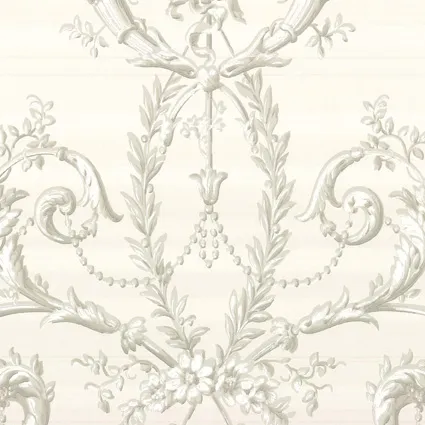 Bestel Nu Behang Little Greene Révolution Papers Versailles 1890 Argent