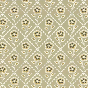 Seizoensaanbieding Behang Little Greene Révolution Papers Whitehall 1740 Moutarde