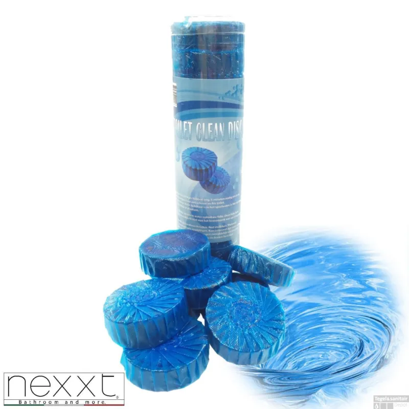 Flitsaanbieding Toiletblokjes Nexxt Pure Blauw (12 stuks) Goedkoopste van NL!