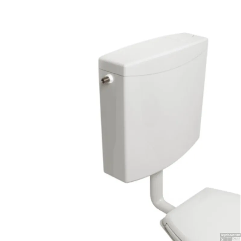 Actieprijs Plieger Weser laaghangend reservoir dual flush 3-6/9 liter instelbaar (wit) 0700040