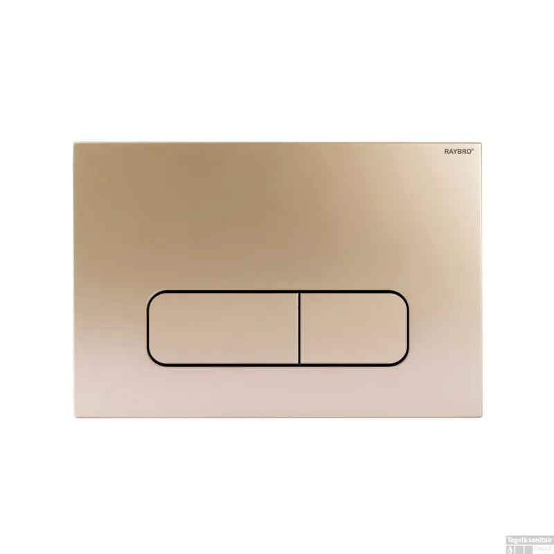 Lage Kosten Bedieningsplaat Raybro Mocha 45 TBV Geberit UP100 UP320 Champagne Goud