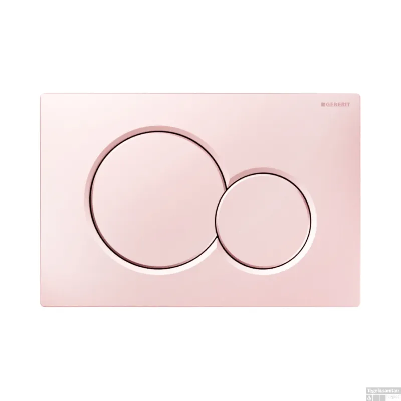 Bedieningsplaat Sigma by Geberit Frontbediening Mat Roze Koopje