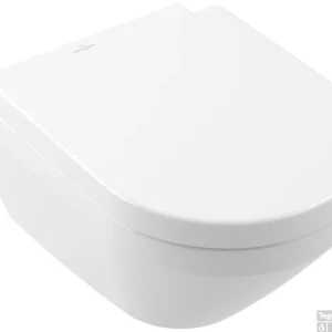 Lage Prijs Toilet Villeroy & Boch Architectura Combipack met Zitting 53x37x37,5 cm TwistFlush Wit Alpine