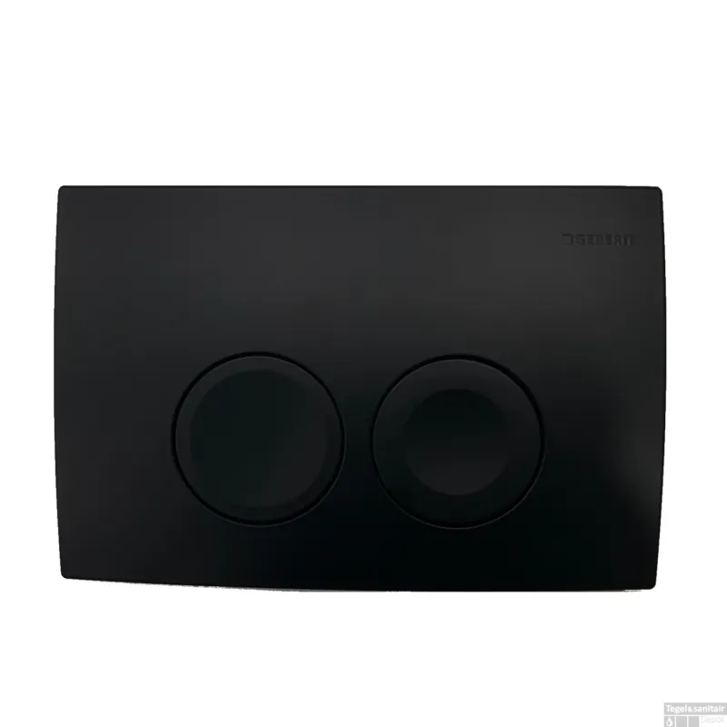 Dagaanbieding Bedieningsplaat Delta 25 by Geberit Frontbediening Mat Zwart