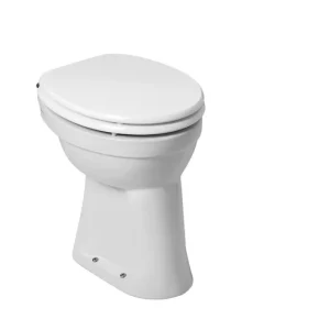 Beste Prijs Toiletpot Wiesbaden Staand verhoogd +6 AO Wit (exclusief zitting)