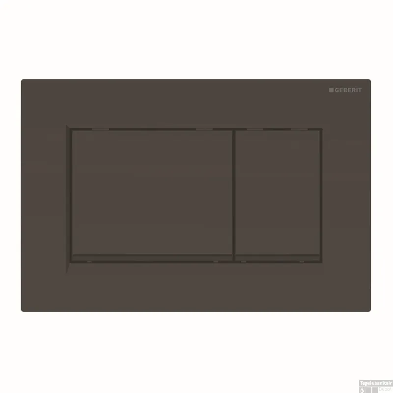 Bedieningsplaat Geberit Sigma 30- Square Toets Spoeling Zwart Must-Have