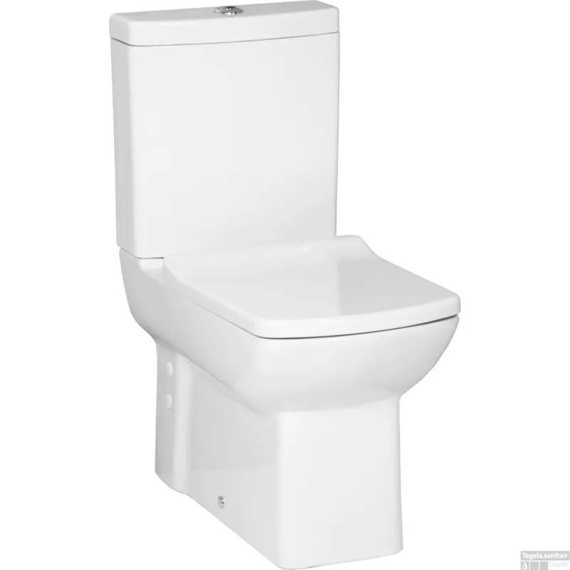 Rechtstreeks Van De Fabrikant BWS Toiletpot Staand Lara Diepspoel Duo Aansluiting Wit