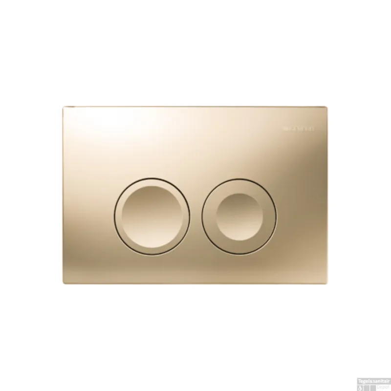 Bedieningsplaat Delta 25 by Geberit Frontbediening Mat Beige Merkproduct