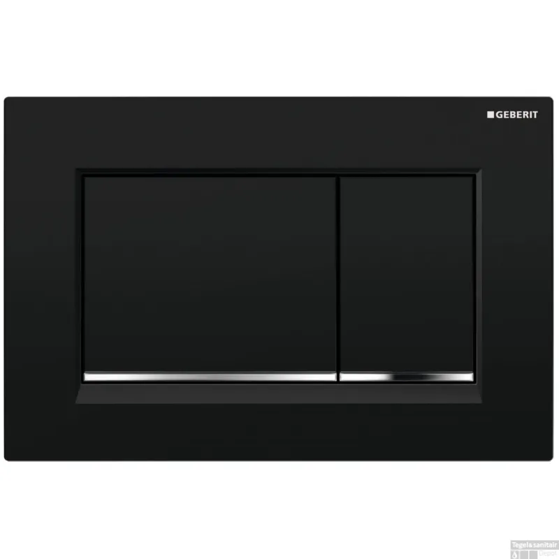 Drukplaat Geberit Sigma 20 Square DF Zwart Express Levering