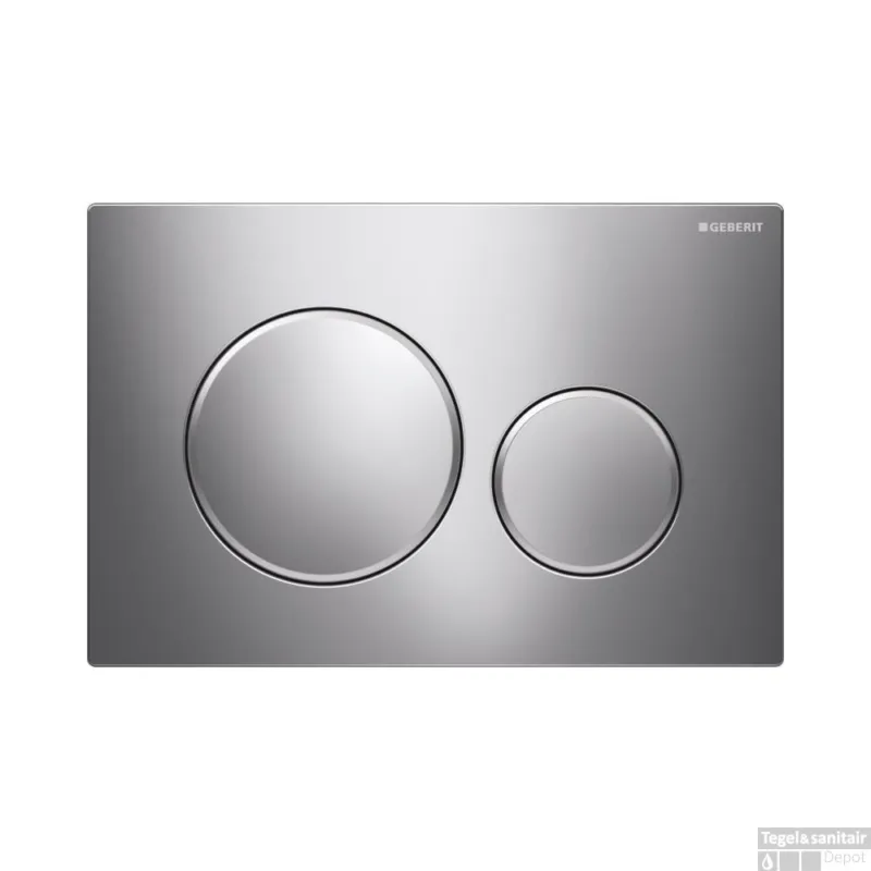 Bedieningsplaat Geberit Sigma 20 DF Chroom Hoge Kwaliteit