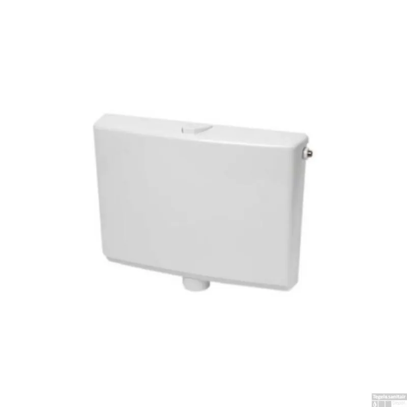 Laaghangend Reservoir Wisa 550 Single Flush 6 tot 9 liter Instelbaar Wit Snelle Levering