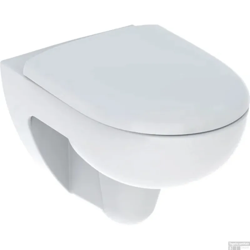 Koopje Wandcloset Geberit Renova Pack Diepspoel Rimfree Met Zitting Softclose En Quick release Wit