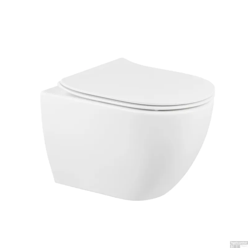 Wandtoilet Sanindusa Sanibold Rimfree Keramiek Wit Populair