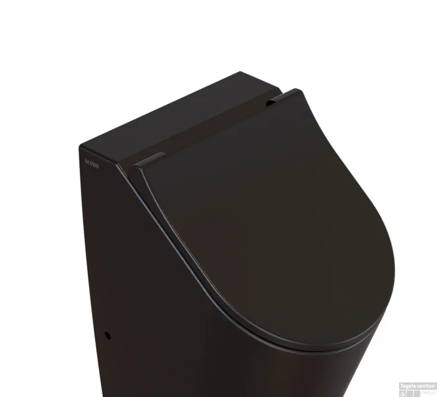 Urinoir Deksel Globo Forty3 Met Softclose Systeem Mat Zwart Snelle Levering