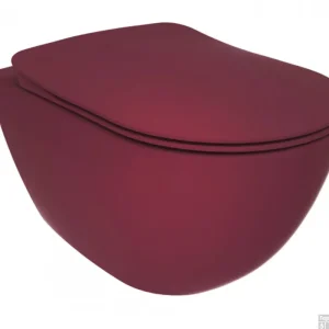 Wandcloset BWS Rimoff Ophang Toilet Zonder Bidet Berry Weekendaanbieding